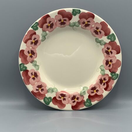 10 1/2 Inch Plate Pink Pansy B Keus