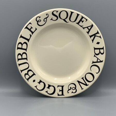 10 1/2 Inch Plate Black Toast B Keus