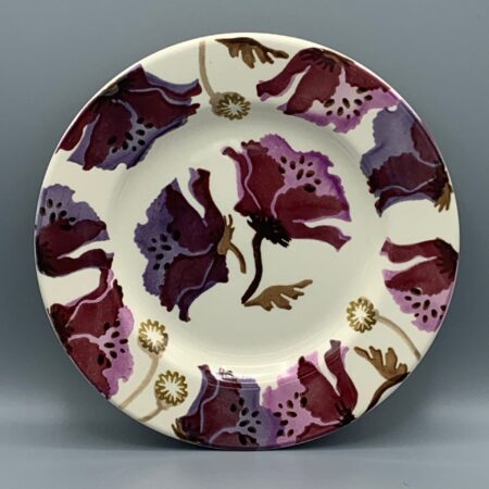 8 1/2 Inch Plate Purple Poppy B Keus