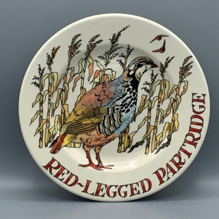 8 1/2 Inch Plate Red Legged Partridge