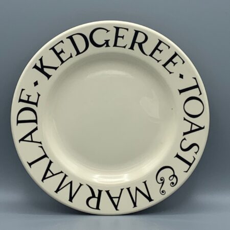 8 1/2 Inch Plate Black Toast