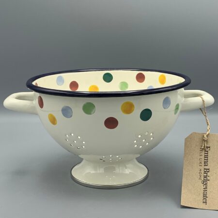 Enamel Collander Polka Dot