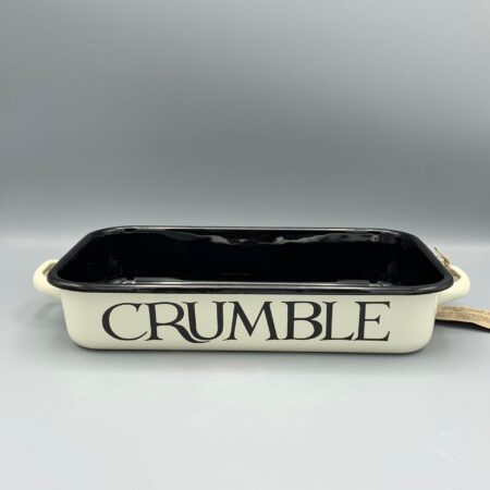 Enamel Roasting Dish 38cm Black Toast