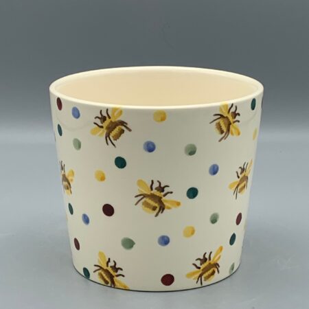 Small Plant Pot Bumblebee & Small Polka Dot