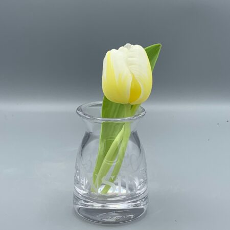 Small Glass Vase Black Toast