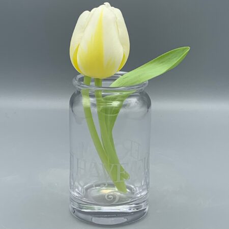 Small Jar Vase Glass Black Toast