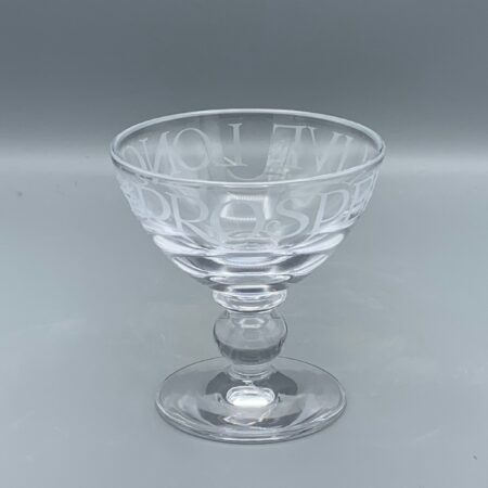 Cocktail Glass Black Toast