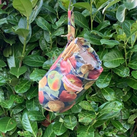 Drawstring Peg Bag Apples