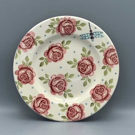 8 1/2 Inch Plate Pink Roses 2022