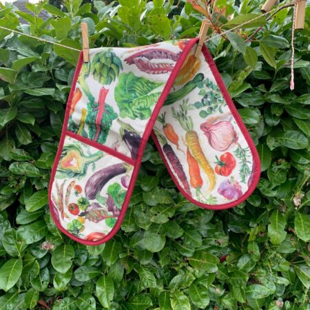 Double Oven Glove Vegetable Garden