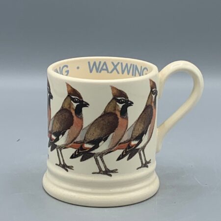 1/2 Pint Mug Waxwing