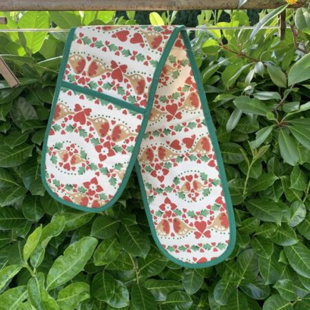 Double Oven Glove Christmas Joy