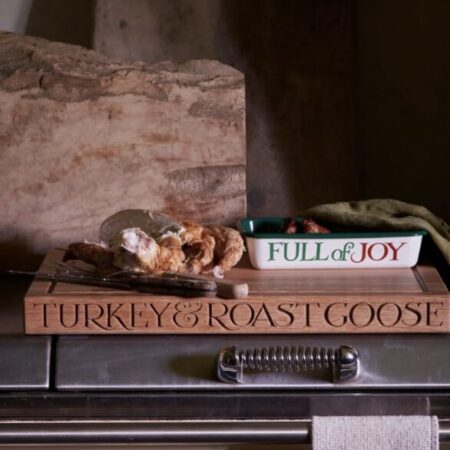Wooden Carving Board Christmas Toast
