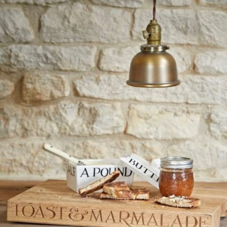 Large Wooden Chopping Board Black Toast