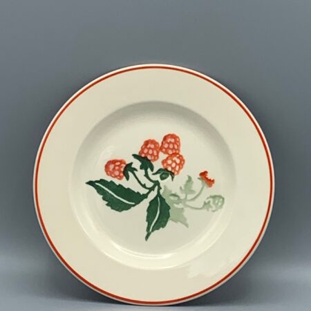 6 1/2 Inch plate Raspberries