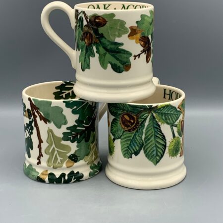 1/2 Pint Mug Trees & Leaves Horse Chestnut & Conker