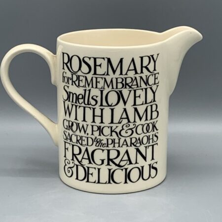 Medium Straight Jug Black Toast