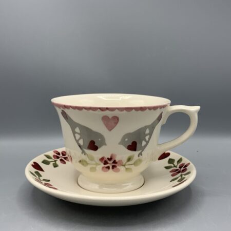 Large Teacup & Saucer Lovebirds B-Keuze