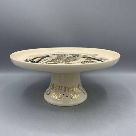 Small Cake Stand Four Calling Birds B Keus