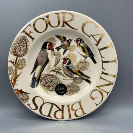 8 1/2 Inch Plate Four Calling Birds