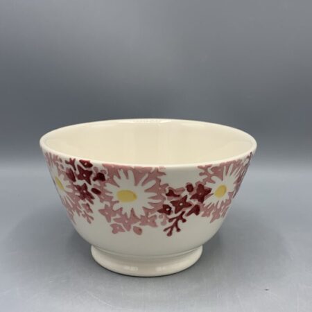 Small Old Bowl Pink Daisy Fields