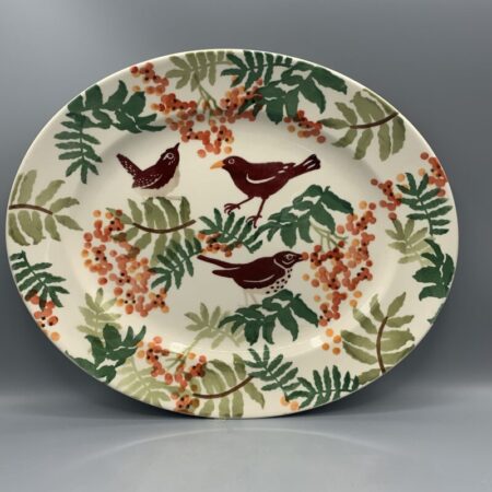 Medium Oval platter Rowan