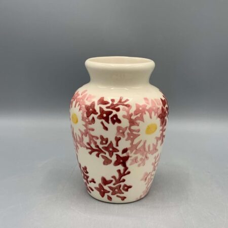 Mustard Vase Pink Daisy Fields