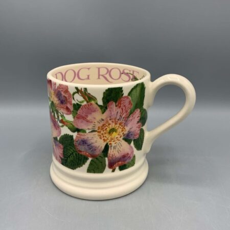 1/2 Pint Mug Dog Rose