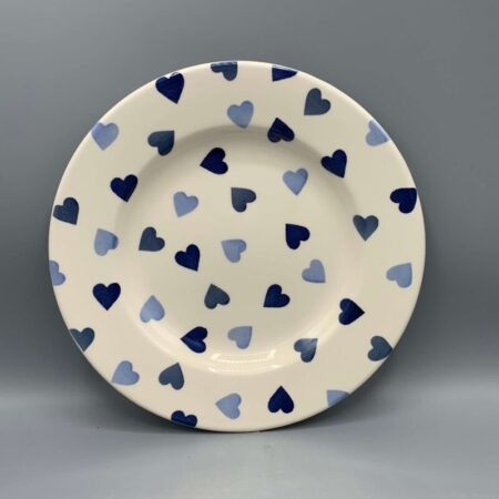 8 1/2 Inch Plate Blue Hearts