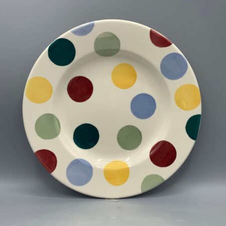 8 1/2 Inch Plate Big Polka Dots