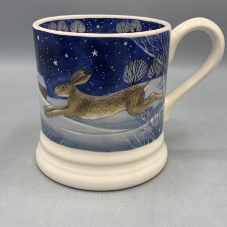 1/2 Pint Mug Midnight Hare B Keus