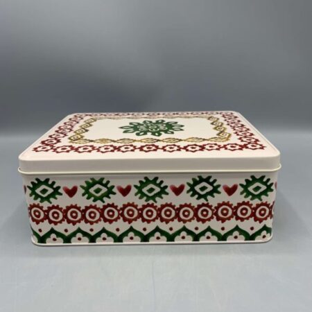 Medium Shallow Tin Christmas Joy