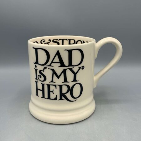 1/2 Pint Mug Black Toast My Dad Is My Hero