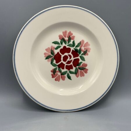 6 1/2 Inch plate Antique Rose
