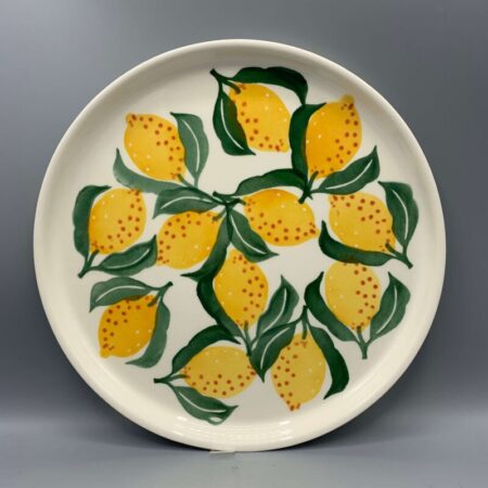 Flat Serving Plate Lemons
