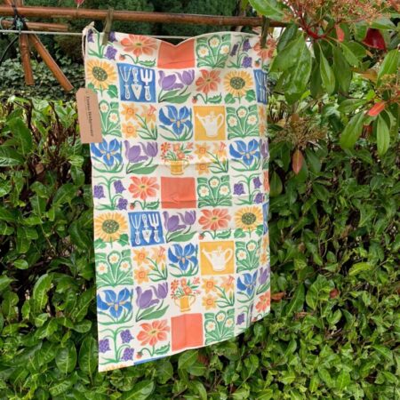 Tea Towel Spring Flowers