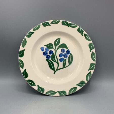 6 1/2 Inch plate Blueberries