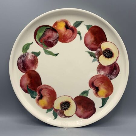 Flat Serving Plate Peaches B Keus