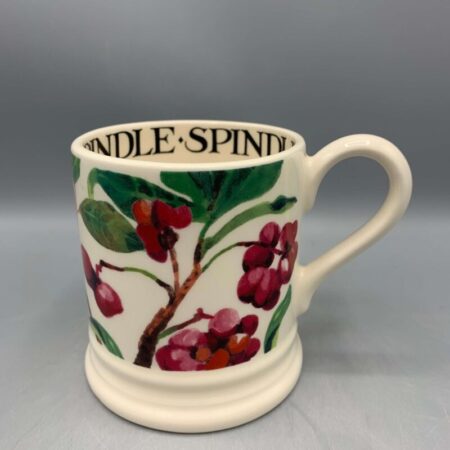 1/2 Pint Mug Trees & Leaves Spindle