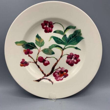8 1/2 Inch Plate Trees & Leaves Spindle