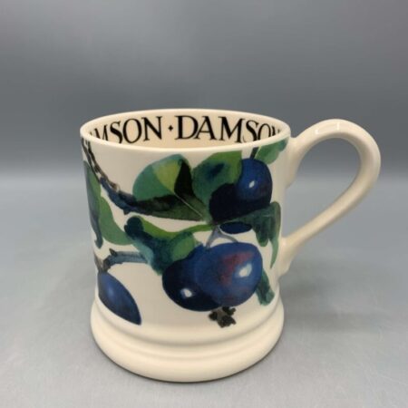 1/2 Pint Mug Trees & Leaves Damson