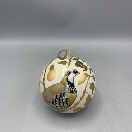 Tin Bauble Partridge In A Pear Tree