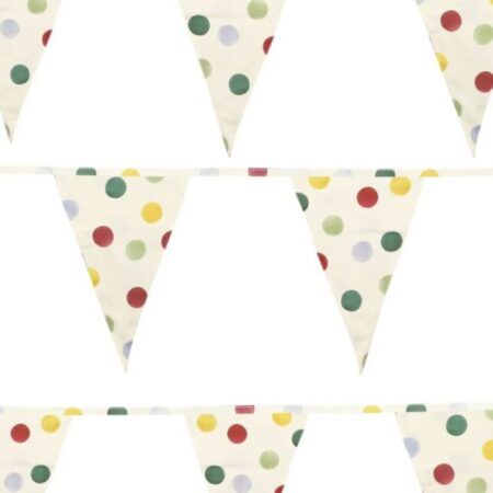 Patchwork Fabric Bunting Big Dot