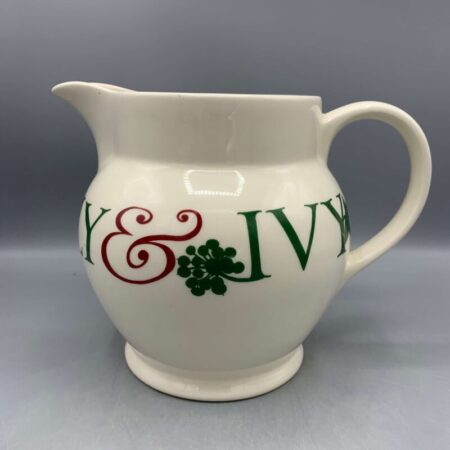 3 pint jug Christmas Toast Holly & Ivy