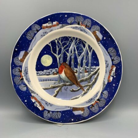 8 1/2 Inch Plate Midnight Robin