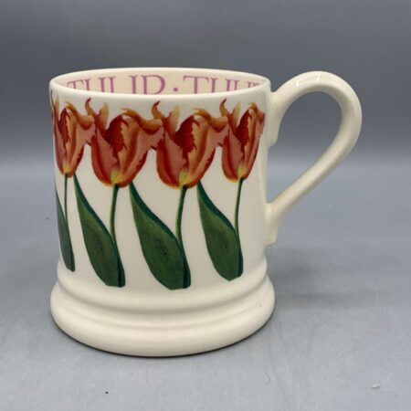 1/2 Pint Mug Pink Tulip